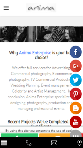 Android application Anima Enterprise screenshort