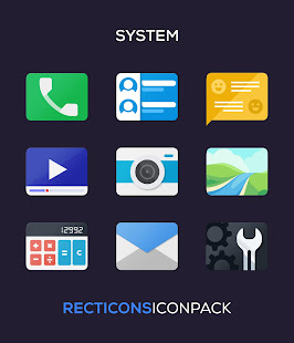 Recticons Icon Pack v4.9 APK Patched