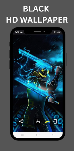 Black Neon Wallpaper 4k