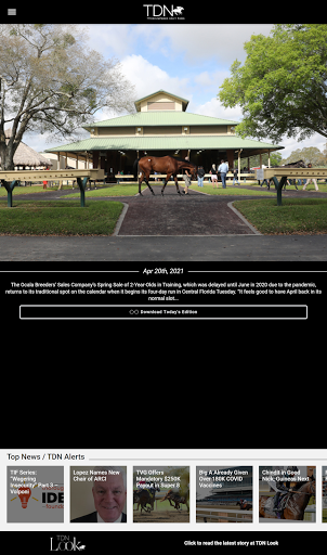 TDN: Thoroughbred Daily News Screen 3