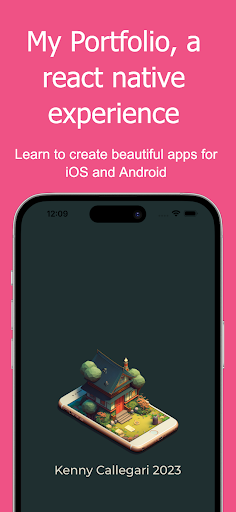 Android application Kenny Callegari's Portfolio screenshort