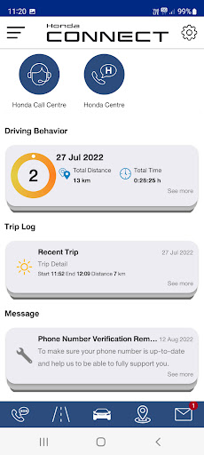 Android application Honda Connect New Zealand screenshort