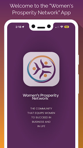 Android application Women's Prosperity Network screenshort