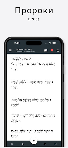 Танах (русский-иврит) + аудио Screen 3