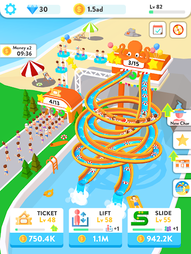 Idle Water Slide screenshots 10