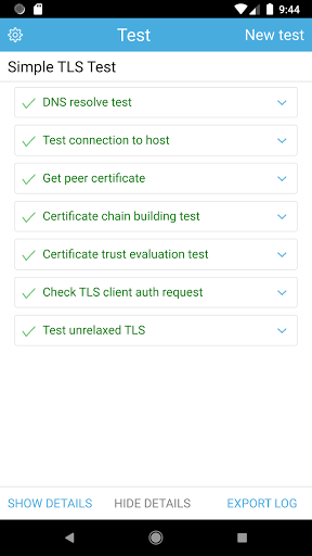 Android application VSIAT screenshort