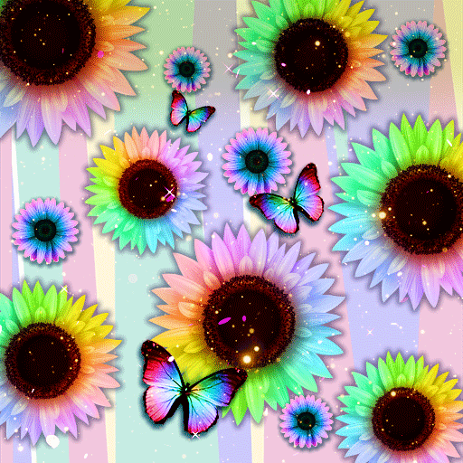 Colorful Sunflower - Wallpaper logo