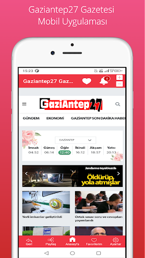 Android application Gaziantep27 Gazetesi screenshort