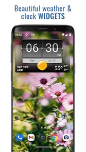 3D Flip Clock & Weather MOD APK (Pro Unlocked) 1