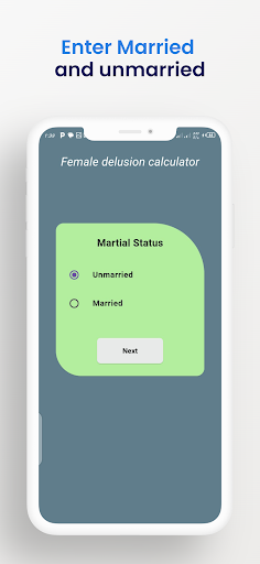 Male delusion calculator Screen 3