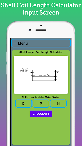 Pipe Coil Length Calc Screen 3
