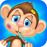 Pet Monkey Care - Baby Animal Doctor Games icon