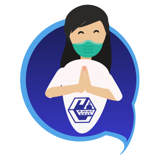 AskANVESHA - GRSE HR ChatBot p logo