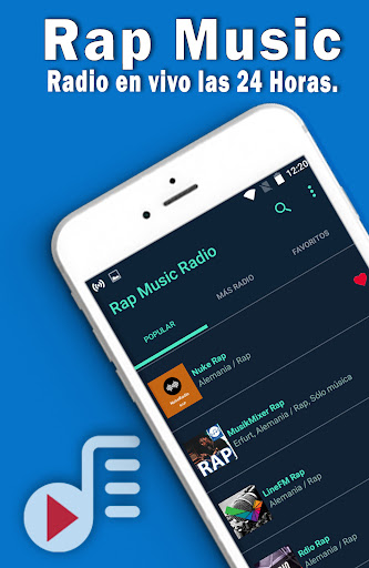 Rap Music Radio Screen 2