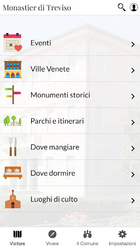 Android application Monastier di Treviso screenshort