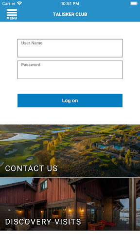 Android application My Talisker Club screenshort