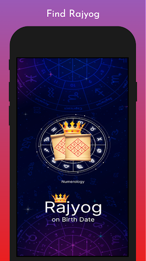 Android application Numerology - Find Rajyog - DOB screenshort