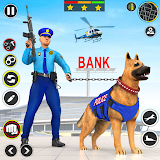 US Police Dog Bank Crime Chase icon