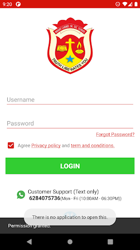 Android application Mount Carmel School Nangal screenshort
