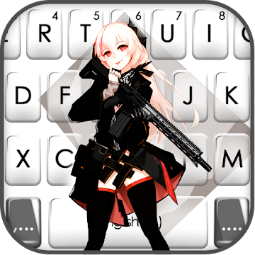 Screenshot 1 Anime Assassin Girl Teclado android