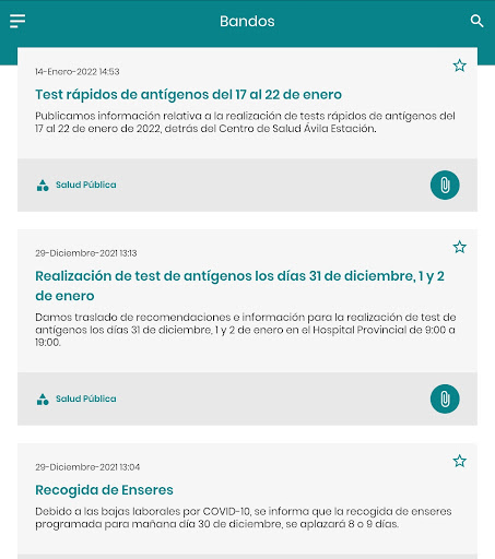 Santa María del Cubillo Inform Screen 2