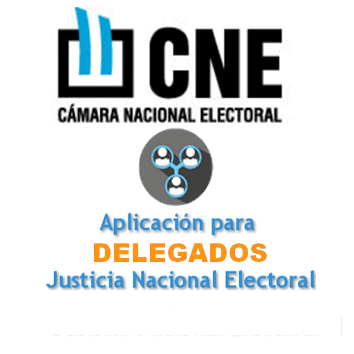 Delegados Justicia Electoral logo