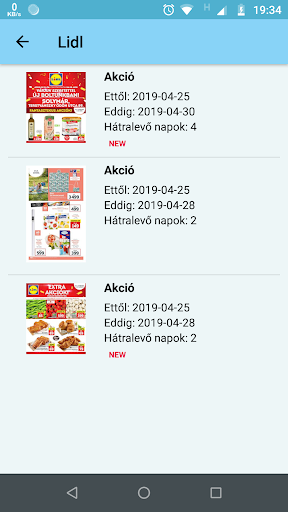Promotions and discounts Screen 2