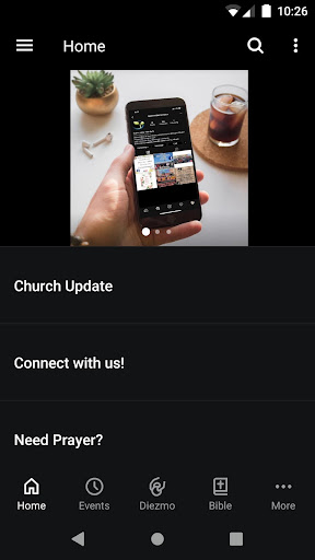 Android application Nueva Vida Mobile screenshort