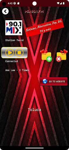 Android application Radio Estado México (EdoMex) screenshort