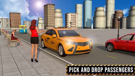 USA Taxi Car Driving: Car Game Screenshot