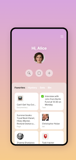 Android application Anytype Legacy screenshort