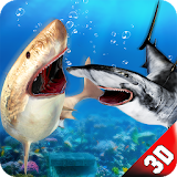 Angry Shark Fighting: Hungry White Shark Attacks icon