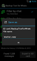Backup Text for Whats screenshot