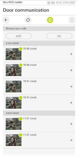 Gira DCS mobile Screen 2
