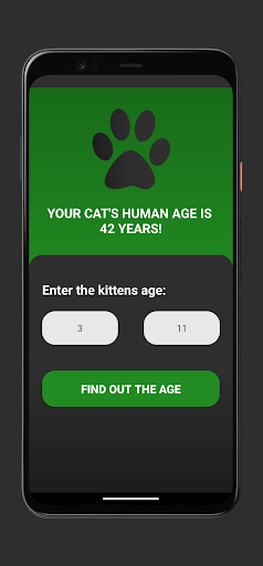 Cat Life Estimator Screen 2