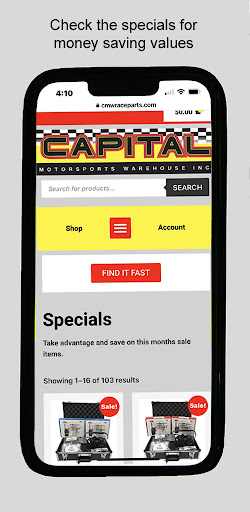 Capital Motorsports Screen 2