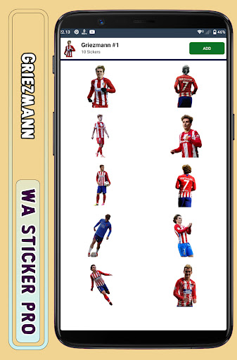Griezmann - WA Sticker Pro Screen 2