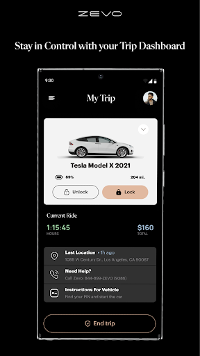 Zevo - EV Car Sharing Screen 3