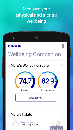 Moxie - Wellbeing Companion Screen 2