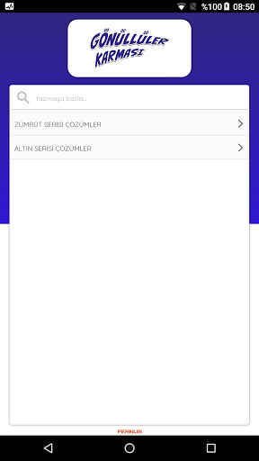 Android application Gönüllüler Karması Video Çözüm screenshort