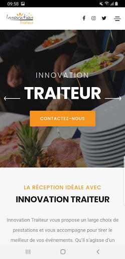 Android application Innovation Traiteur screenshort