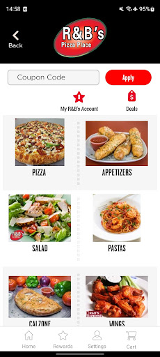 Screenshot of R&B’s Pizza Place