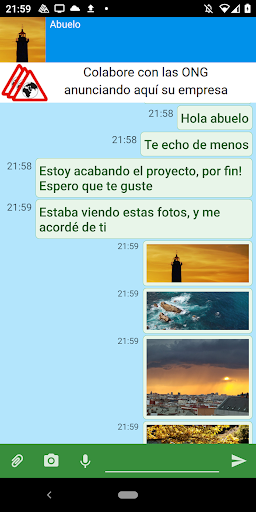 3warnings messenger Screen 2