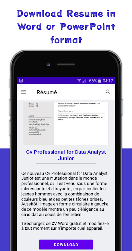Pro Cv - Word & PPT Templates Screen 3