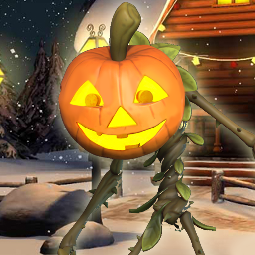 Talking Jack-o-lantern logo