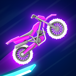 Larawan ng icon Rider Worlds - Neon Bike Races