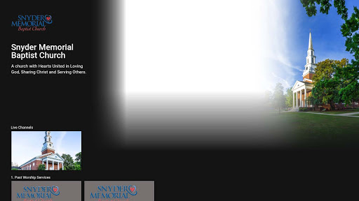 Android application Snyder Memorial Baptist Church screenshort
