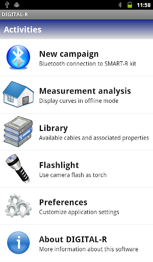 Android application DIGITAL-R AUTO screenshort