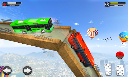 巨型坡道：巴士不可能的特技巴士司機遊戲