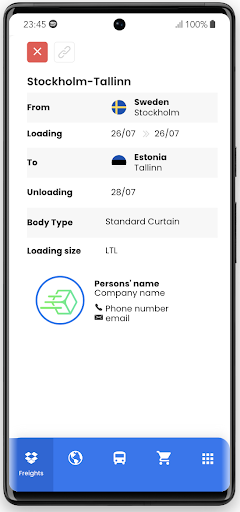 Cargoland - Logistics Platform Screen 3